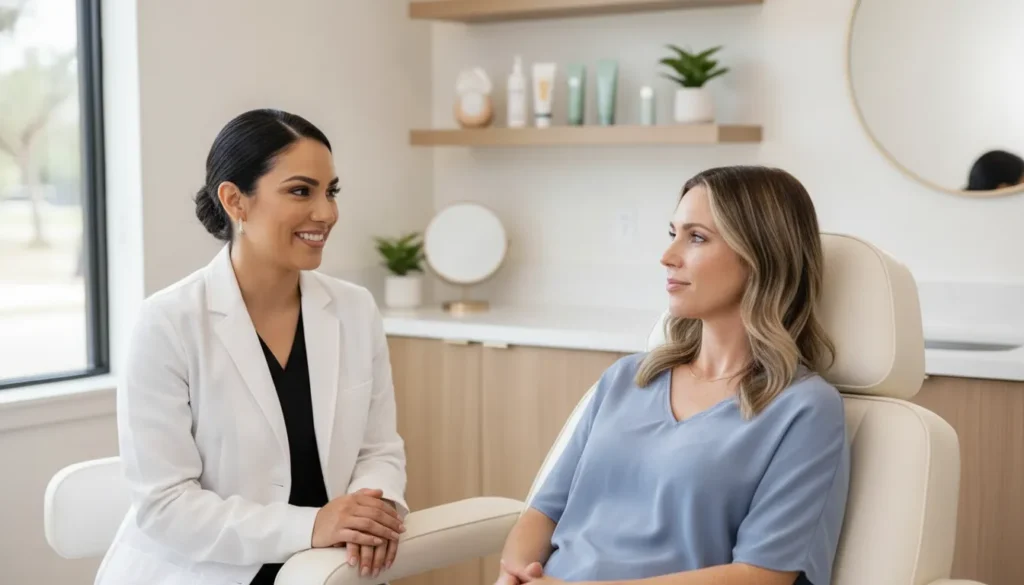 ARNP consultation for natural-looking lip filler planning in Orlando